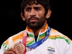 Bajrang Punia won India's second medal in wrestling at the Tokyo Games. (Getty Images) Bajrang Punia won India's second medal in wrestling at the Tokyo Games. (Getty Images)