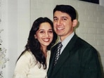 Madhuri Dixit poses with Dr Shriram Nene, in a picture from 1999.