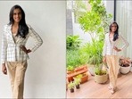PV Sindhu’s ultimate boss lady vibes in a contrasting pantsuit stuns fashion police(Elevate Promotions)