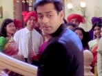 Salman Khan in a still from Kuch Kuch Hota Hai.