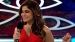 Shamita Shetty at the Bigg Boss OTT premiere. Shamita Shetty at the Bigg Boss OTT premiere.