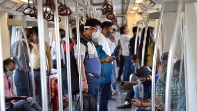 According to the plan, private offices, malls, weekly markets and the Metro will be shut down in Delhi if the test positivity rate (TPR) rises above 2%. (HT Photo) According to the plan, private offices, malls, weekly markets and the Metro will be shut down in Delhi if the test positivity rate (TPR) rises above 2%. (HT Photo)