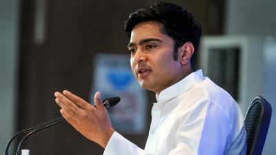 Trinamool Congress general secretary Abhishek Banerjee went to Khowai in Tripura to meet the arrested party leaders and workers. (PTI) Trinamool Congress general secretary Abhishek Banerjee went to Khowai in Tripura to meet the arrested party leaders and workers. (PTI)