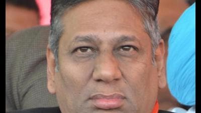 Former Batala MLA and now Punjab Health Systems Corporation chairman Ashwani Sekhri. (HT Photo)
