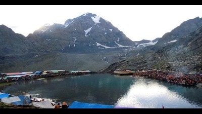 The 14-day pilgrimage to the glacier-fed Manimahesh Lake in the tribal Bharmour subdivision of Chamba is scheduled to start on August 29, coinciding with Janmashtmi, the festival celebrating the birth of Lord Krishna (HT File) The 14-day pilgrimage to the glacier-fed Manimahesh Lake in the tribal Bharmour subdivision of Chamba is scheduled to start on August 29, coinciding with Janmashtmi, the festival celebrating the birth of Lord Krishna (HT File)