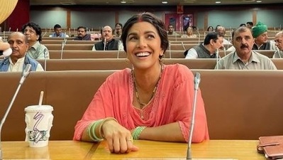 In Dasvi, Nimrat kaur plays a character called Bimla Devi Choudhary. In Dasvi, Nimrat kaur plays a character called Bimla Devi Choudhary.