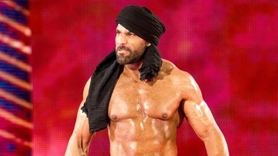 Jinder Mahal is the first WWE champion of Indian descent. (WWE) Jinder Mahal is the first WWE champion of Indian descent. (WWE)
