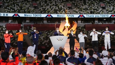 International Olympic Committee's President Thomas Bach and Seiko Hashimoto, president of the Tokyo Organizing Committee of the Olympic and Paralympic Games. (AP) International Olympic Committee's President Thomas Bach and Seiko Hashimoto, president of the Tokyo Organizing Committee of the Olympic and Paralympic Games. (AP)