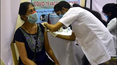 Patna had 262 Covid-19 vaccination sessions on Saturday. (HT PHOTO.)