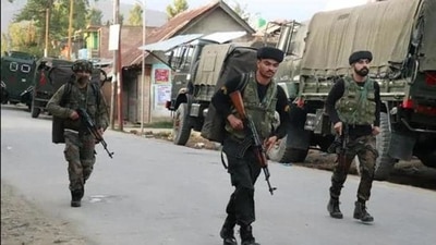 The security forces on patrol in Kashmir. (PTI File Photo) The security forces on patrol in Kashmir. (PTI File Photo)