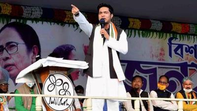 Trinamool Congress (TMC) leader Abhishek Banerjee’s claim that party’s youth leaders were attackede by the BJP in Tripura was rubbished by the BJP. (PTI)