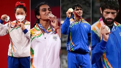 India won seven medals at the Tokyo 2020 - their best haul at the the Olympics. (Getty Images) India won seven medals at the Tokyo 2020 - their best haul at the the Olympics. (Getty Images)