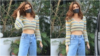 Kriti Sanon is a trendy babe in colourful crochet crop top made by mom Geeta Sanon (Varinder Chawla) Kriti Sanon is a trendy babe in colourful crochet crop top made by mom Geeta Sanon (Varinder Chawla)