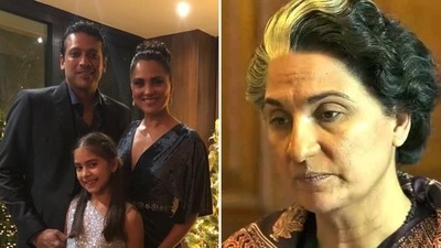 Lara Dutta revealed how her husband Mahesh Bhupathi reacted to her look in BellBottom. Lara Dutta revealed how her husband Mahesh Bhupathi reacted to her look in BellBottom.