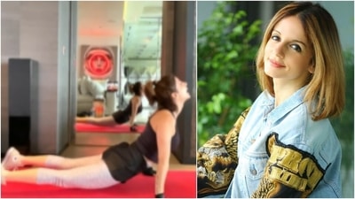 Sussanne Khan nails weekend workout vibes in new video, Hrithik Roshan hearts it (Instagram/@suzkr) Sussanne Khan nails weekend workout vibes in new video, Hrithik Roshan hearts it (Instagram/@suzkr)