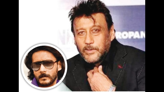 Jackie Shroff at 22 (inset) and at 64 (above) Jackie Shroff at 22 (inset) and at 64 (above)
