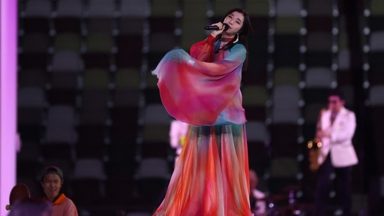 Tokyo 2020 Olympics - The Tokyo 2020 Olympics Closing Ceremony - Olympic Stadium, Tokyo, Japan - August 8, 2021. Japanese singer milet performs during the closing ceremony REUTERS/Antonio Bronic(REUTERS)