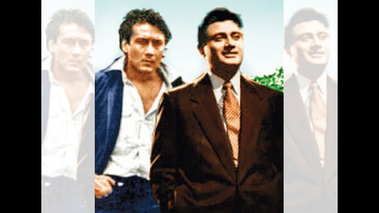 With his matinee idol, Dev Anand (right) With his matinee idol, Dev Anand (right)