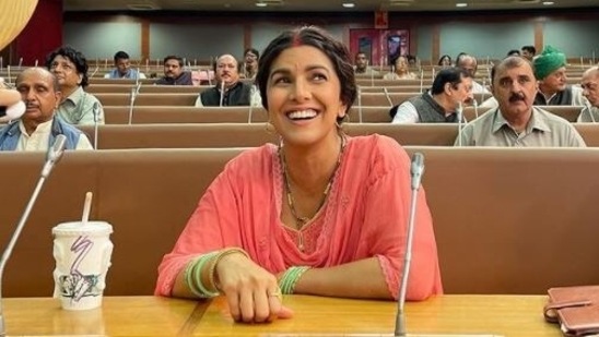 In Dasvi, Nimrat kaur plays a character called Bimla Devi Choudhary. In Dasvi, Nimrat kaur plays a character called Bimla Devi Choudhary.