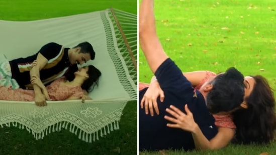Akshay Kumar and Vaani Kapoor feature in the BellBottom song Marjaawaan. Akshay Kumar and Vaani Kapoor feature in the BellBottom song Marjaawaan.
