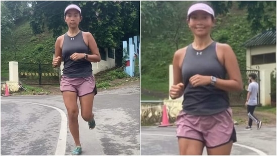 Ankita Konwar enjoying a 10k Sunday run in Guwahati is the weekend motivation we need(Instagram/@ankita_earthy) Ankita Konwar enjoying a 10k Sunday run in Guwahati is the weekend motivation we need(Instagram/@ankita_earthy)