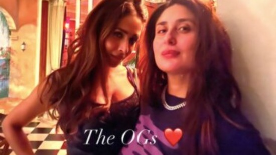 Kareena Kapoor and Malaika Arora give album cover vibes in their new picture together.