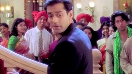 Salman Khan in a still from Kuch Kuch Hota Hai.