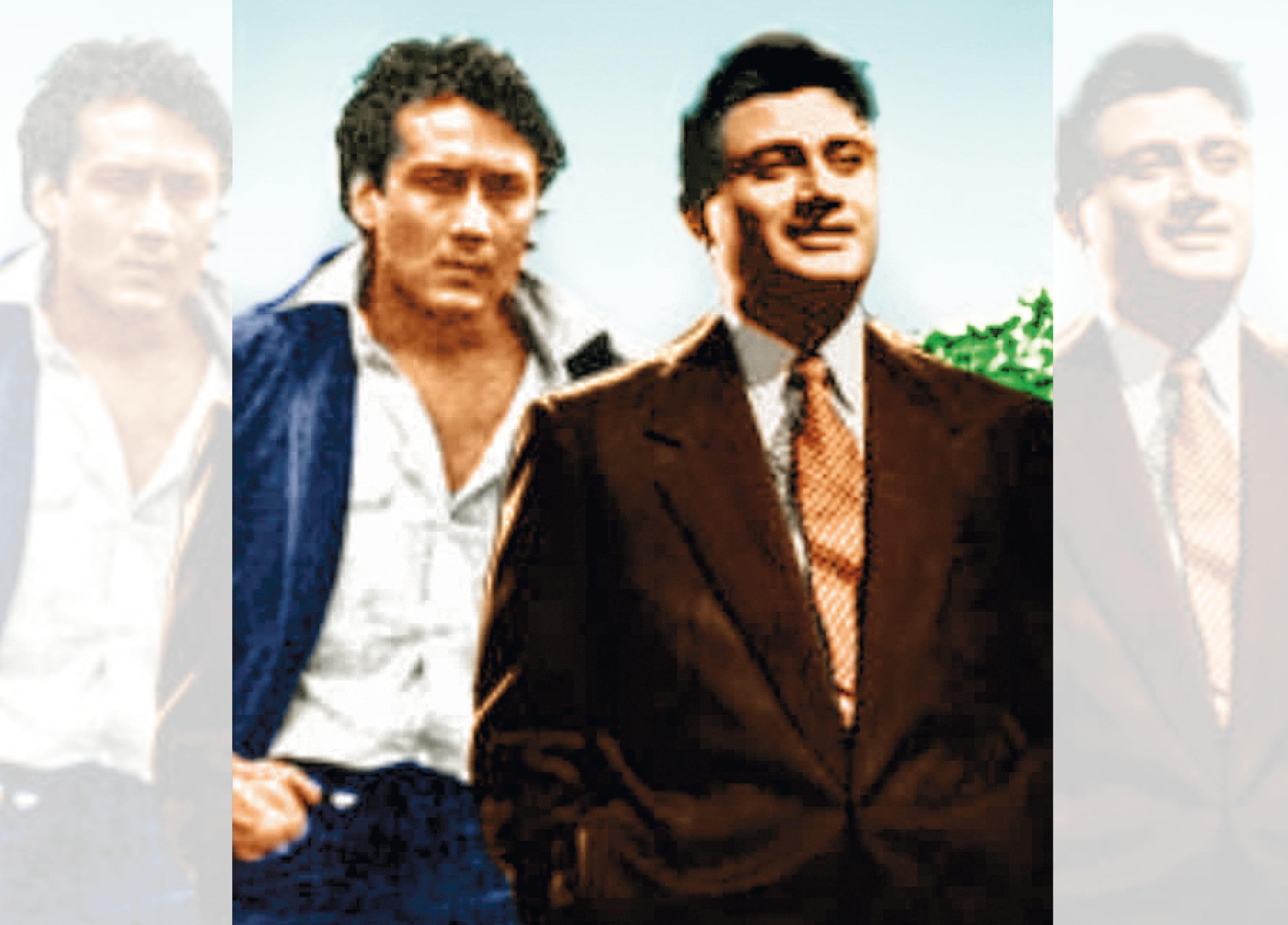 With his matinee idol, Dev Anand (right) With his matinee idol, Dev Anand (right)