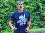 Milind Soman enjoys a 16k run in new workout video, Ankita Konwar reacts(Instagram/@milindrunning) Milind Soman enjoys a 16k run in new workout video, Ankita Konwar reacts(Instagram/@milindrunning)