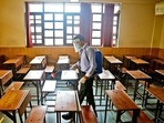 “Proper sanitisation of school premises including frequent sanitisation of common areas like washrooms etc shall be ensured by the head of school concerned,” the circular said.(File Photo) “Proper sanitisation of school premises including frequent sanitisation of common areas like washrooms etc shall be ensured by the head of school concerned,” the circular said.(File Photo)