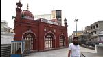 New Delhi, India - Aug. 9, 2021: A view of the Masjid Mubarak Begum, in New Delhi, India, on Monday, August 9, 2021. Repair work in underway at the mosque. (Photo by Arvind Yadav/ Hindustan Times) **To go with Sadia Akhtar's story** (Arvind Yadav/HT PHOTO) New Delhi, India - Aug. 9, 2021: A view of the Masjid Mubarak Begum, in New Delhi, India, on Monday, August 9, 2021. Repair work in underway at the mosque. (Photo by Arvind Yadav/ Hindustan Times) **To go with Sadia Akhtar's story** (Arvind Yadav/HT PHOTO)
