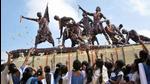 Schoolgirls in Patna pay homage to the statue of seven martyrs, who were killed in firing by the British authorities during the Quit India Movement. (HT Photo/File/Representative) Schoolgirls in Patna pay homage to the statue of seven martyrs, who were killed in firing by the British authorities during the Quit India Movement. (HT Photo/File/Representative)