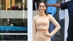 Ananya Panday posing for the paparazzi. Ananya Panday posing for the paparazzi.