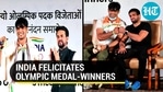 India felicitates Olympic medal-winners India felicitates Olympic medal-winners