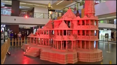 A model of the Ram temple in Ayodhya. (Pic for representation)