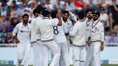 India cricket team celebrates a wicket. (Action Images via Reuters)