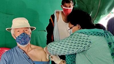 The Ministry of Health and Family Welfare has taken a decision to allow foreign nationals residing in India to get registered on CoWin portal to take the Covid-19 vaccine. (ANI PHOTO.) The Ministry of Health and Family Welfare has taken a decision to allow foreign nationals residing in India to get registered on CoWin portal to take the Covid-19 vaccine. (ANI PHOTO.)