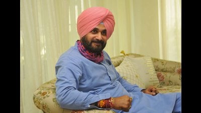 Punjab Congress chief Navjot Singh Sidhu (HT Photo)