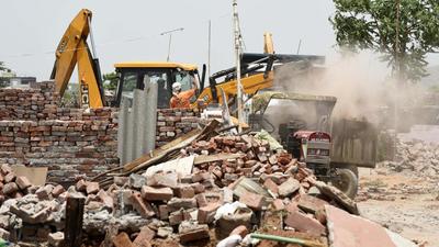 Over the past few weeks, around 10,000 houses in Khori village were demolished. (Parveen Kumar/HT Photo) Over the past few weeks, around 10,000 houses in Khori village were demolished. (Parveen Kumar/HT Photo)