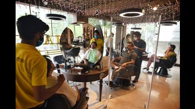 Delhi-NCR salons are reportedly receiving more bookings from men than women. (Photo: Sanchit Khanna/HT (For representational purposes only)) Delhi-NCR salons are reportedly receiving more bookings from men than women. (Photo: Sanchit Khanna/HT (For representational purposes only))