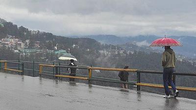 The eastern end of the monsoon shifted closed to the foothills of the Himalayas and the western end is running north of the normal position, IMD said. (HT Photo)