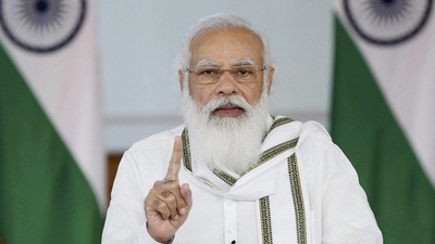PM Modi was chairing the debate virtually in view of the Covid-19 pandemic. (PTI Photo)