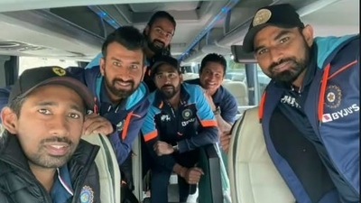 Team India leave for London (Cheteshwar Pujara / Instagram)