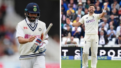 Virat Kohli and James Anderson. (Reuters/AP)