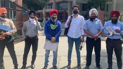 Social activists and members of different NGOs protesting against Mattewara industrial park project in Ludhiana on Wednesday. (HT FILE) Social activists and members of different NGOs protesting against Mattewara industrial park project in Ludhiana on Wednesday. (HT FILE)