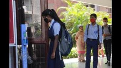 Students from Classes 7 and 8 of government schools in Chandigarh had to bring a signed consent letter from their parents, which was checked at the entrance before they were allowed inside (HT file)