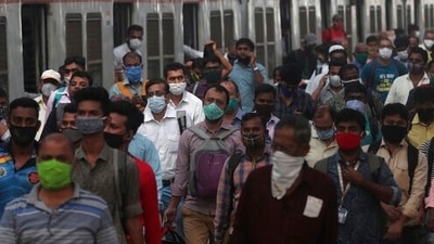 Nomura had predicted that the recent acceleration in the pace of vaccination and high seroprevalence in some states, could offer some buffer in the coming weeks (AP file photo) Nomura had predicted that the recent acceleration in the pace of vaccination and high seroprevalence in some states, could offer some buffer in the coming weeks (AP file photo)