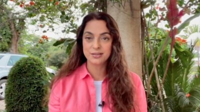Juhi Chawla has shared a video, mentioning her journey as she fought against installation of mobile towers. Juhi Chawla has shared a video, mentioning her journey as she fought against installation of mobile towers.