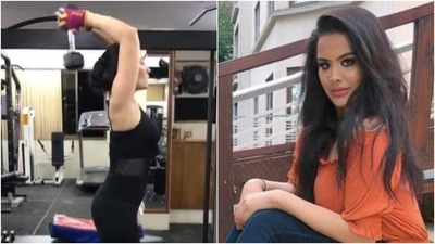 Maanayata Dutt sweats it out at gym, Sanjay Dutt's daughter Trishala Dutt comments (Instagram/@maanayata) Maanayata Dutt sweats it out at gym, Sanjay Dutt's daughter Trishala Dutt comments (Instagram/@maanayata)