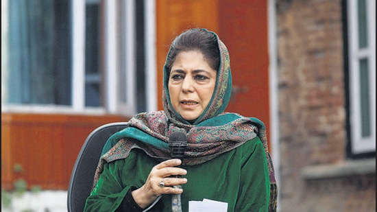 PDP chief Mehbooba Mufti. (HT archive)